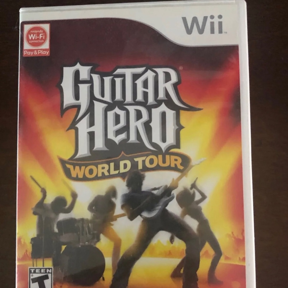 ****SOLD****Wii Guitar Hero Wold Tour Game